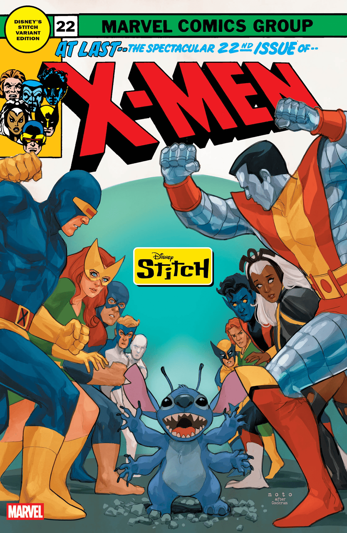 Marvel PRH Comic Books X-MEN #22 PHIL NOTO DISNEY STITCH VARIANT 75960620920002261 PRH-75960620920002261