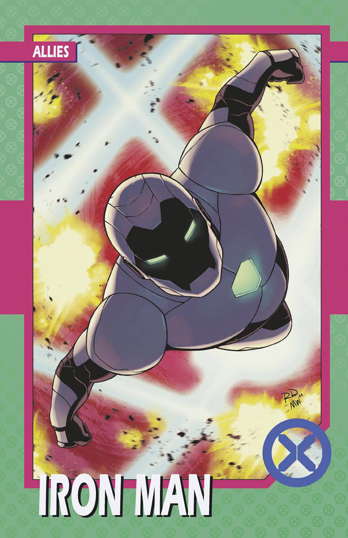 X-MEN #32 RUSSELL DAUTERMAN TRADING CARD VAR