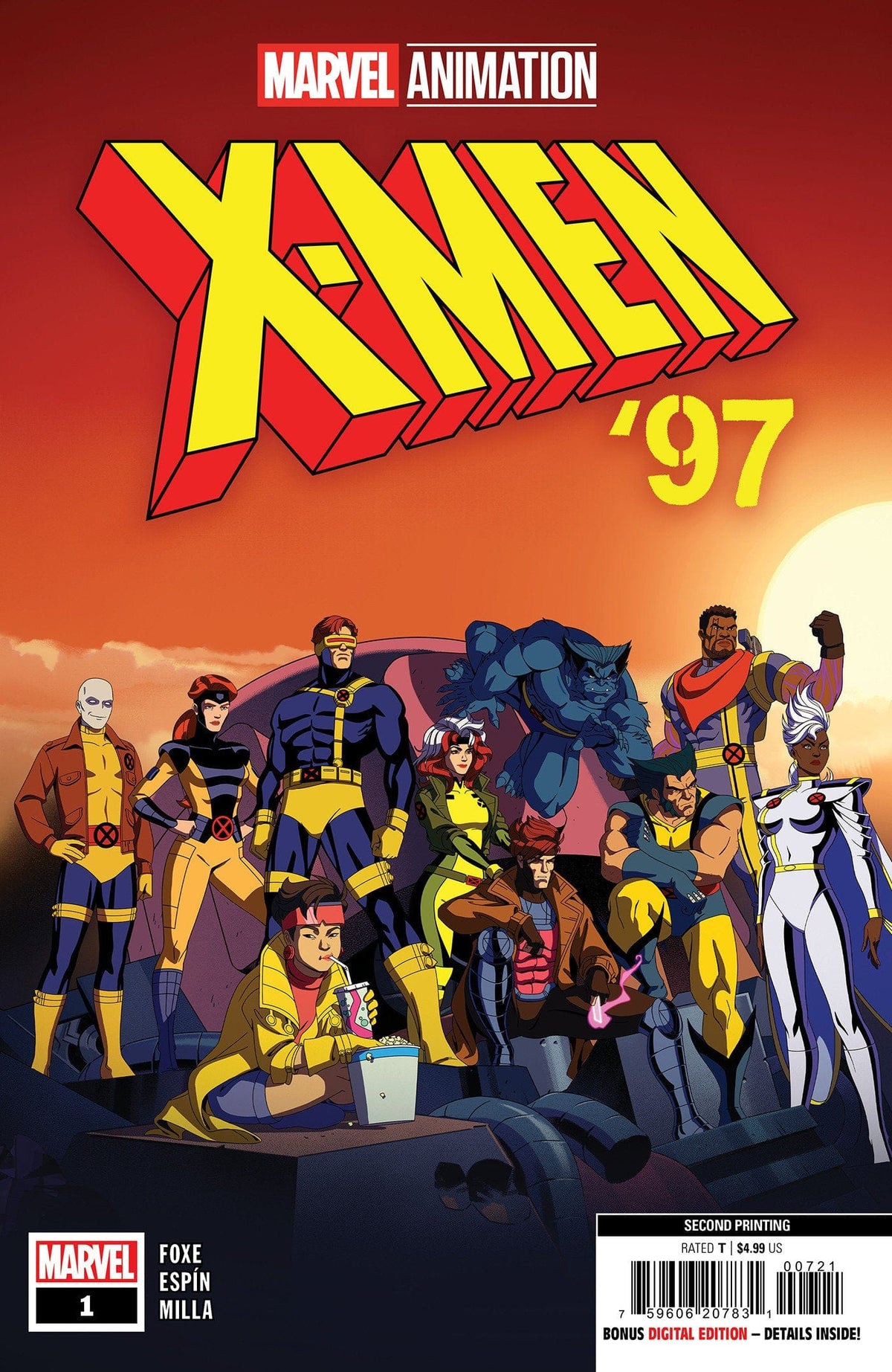 X-MEN '97 #1 MARVEL ANIMATION VAR 2ND PTG