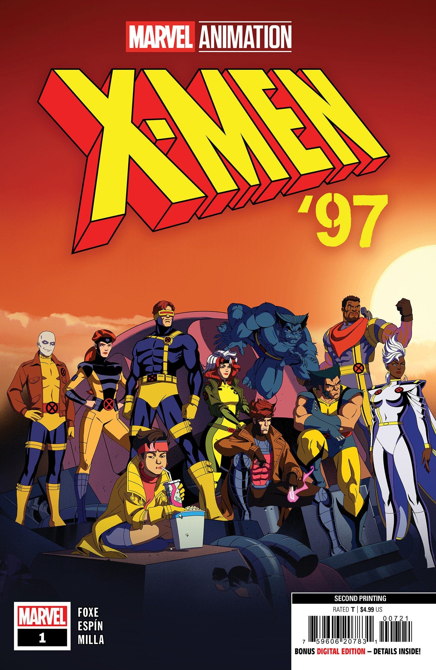 X-MEN '97 #1 MARVEL ANIMATION VAR 2ND PTG