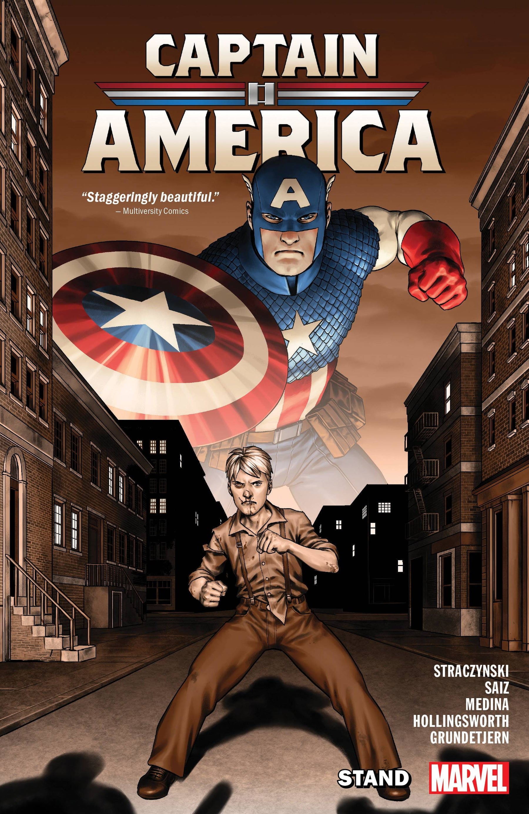 MARVEL PRH Graphic Novel CAPTAIN AMERICA BY J MICHAEL STRACZYNSKI TP VOL 01 STAND 9781302955670 NOV230718