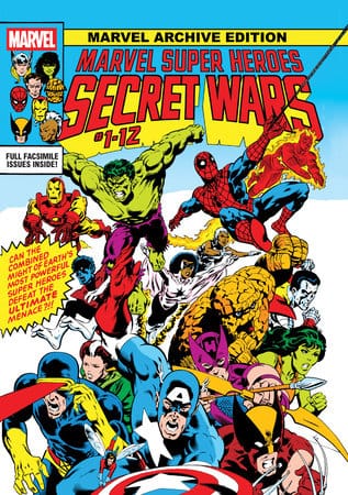 Marvel PRH Graphic Novel Marvel Super Heroes Secret Wars Gallery Edition Mike Zeck Original First Issue Cover 9781302965358 PRH-9781302965358