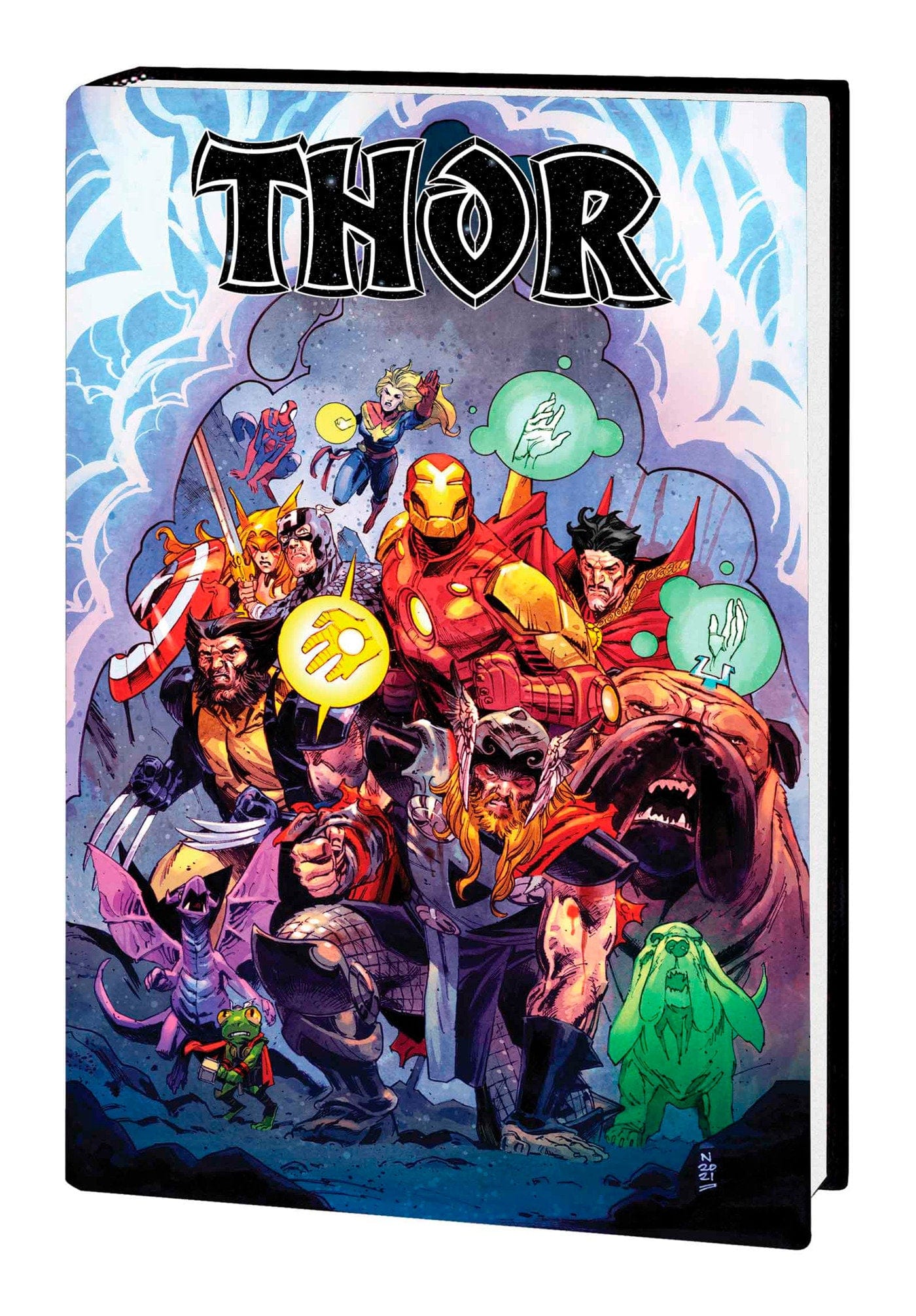 MARVEL PRH Graphic Novel THOR BY CATES KLEIN OMNIBUS HC DM VAR 978130295856559999 MAR240859