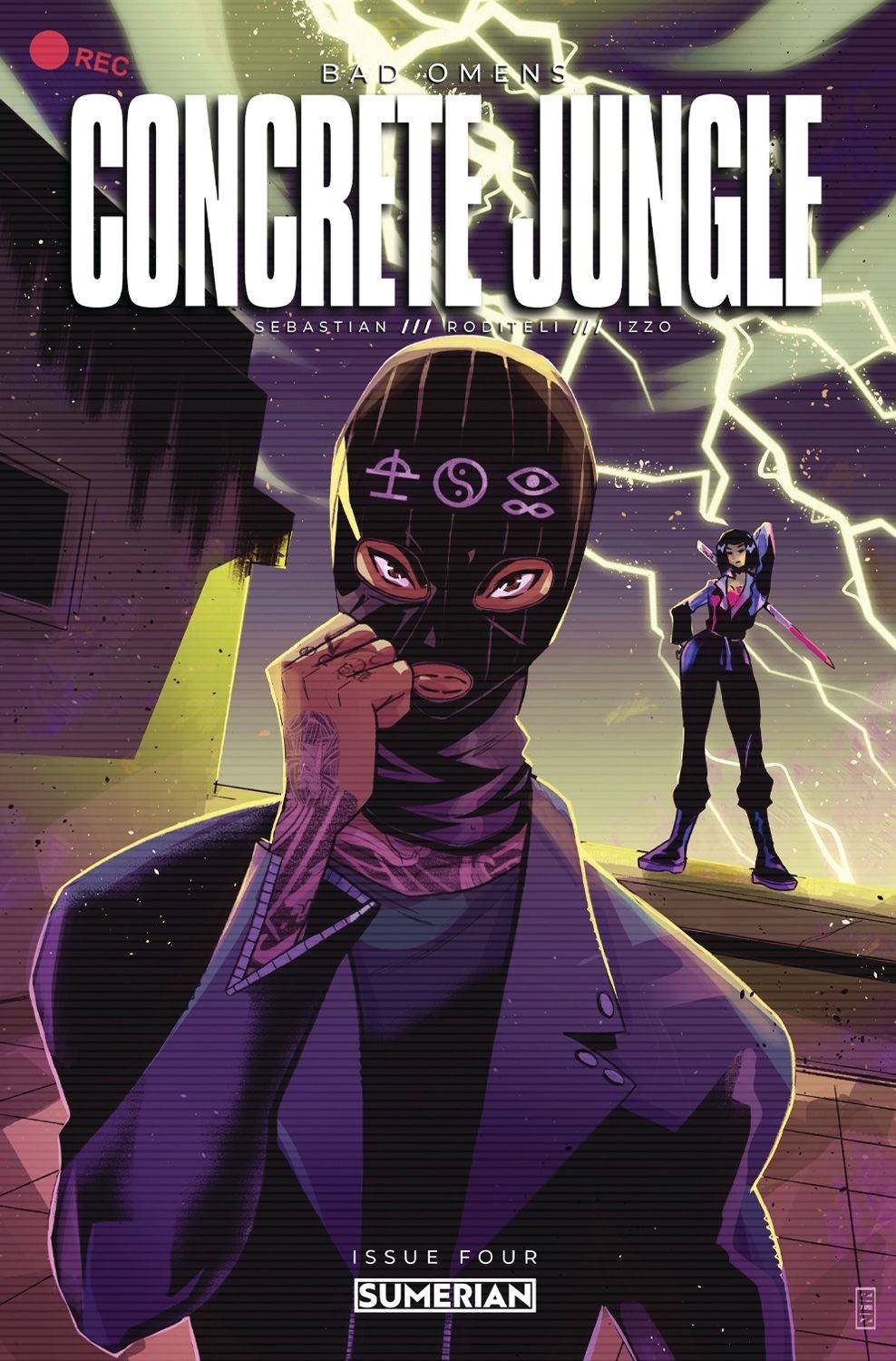 Massive Comic Books BAD OMENS CONCRETE JUNGLE #4 (OF 4) CVR C IZZO (MR) 81013165006300431 OCT231124