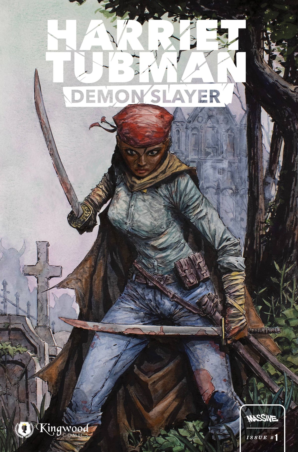 Massive Comic Books HARRIET TUBMAN DEMON SLAYER #1 CVR B DESJARDINS (MR) 72355236065000121 JUL231060