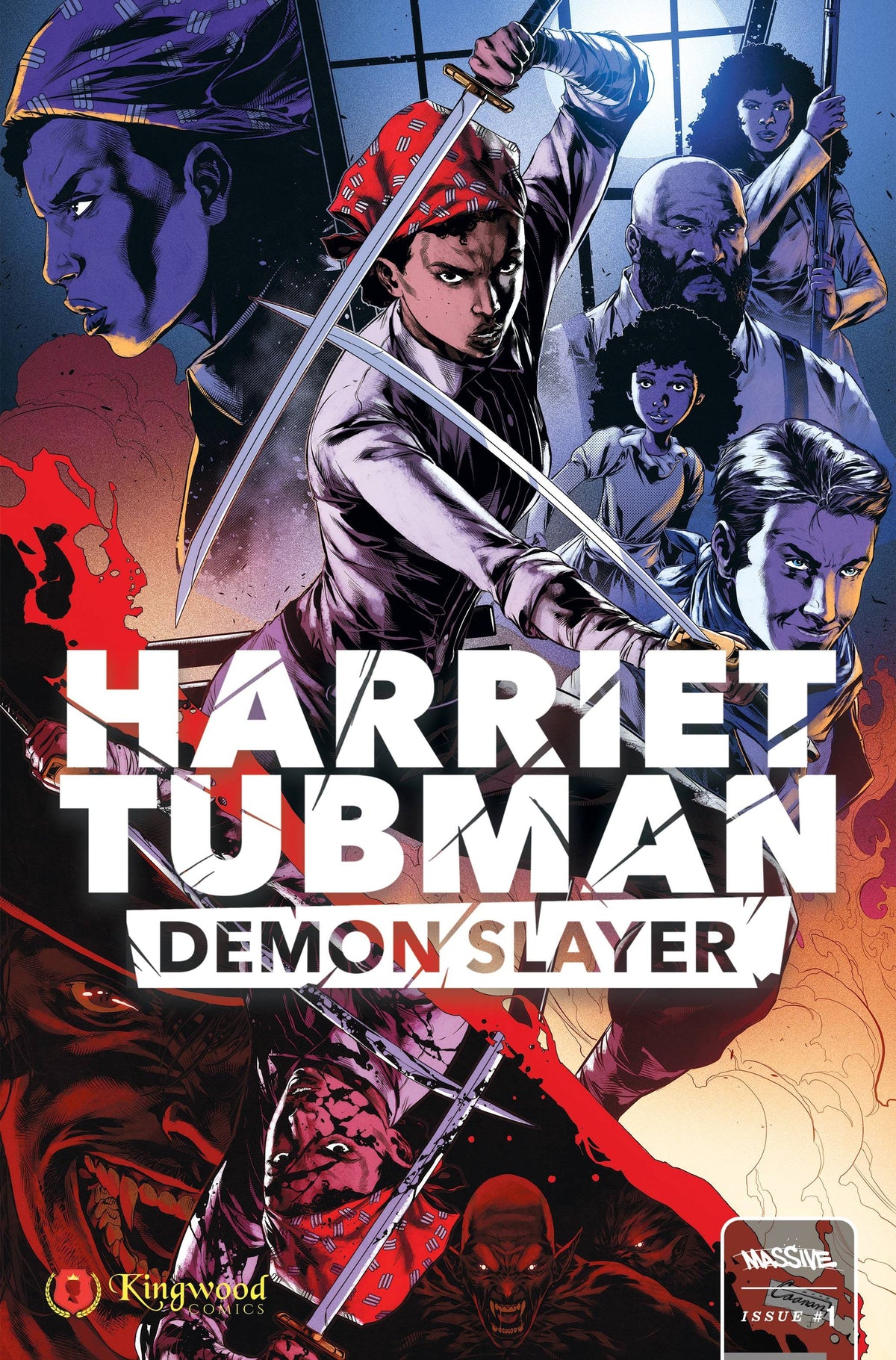 Massive Comic Books HARRIET TUBMAN DEMON SLAYER #1 CVR C WHITE (MR) 72355236065000131 JUL231061