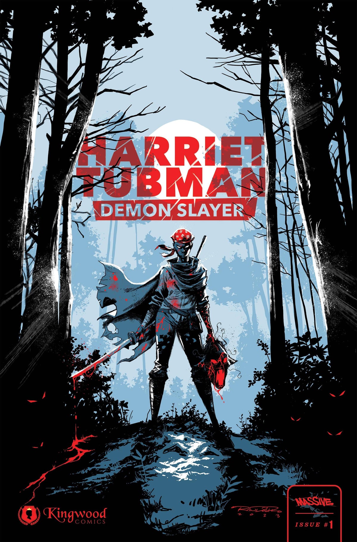 Massive Comic Books HARRIET TUBMAN DEMON SLAYER #1 CVR D RANDOLPH (MR) 72355236065000141 JUL231062