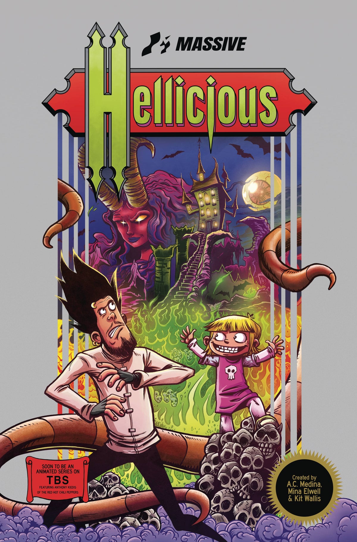 Massive Comic Books HELLICIOUS #1 CVR C RICHARDSON VIDEO GAME HOMAGE (MR) 72355236069800131 AUG231144