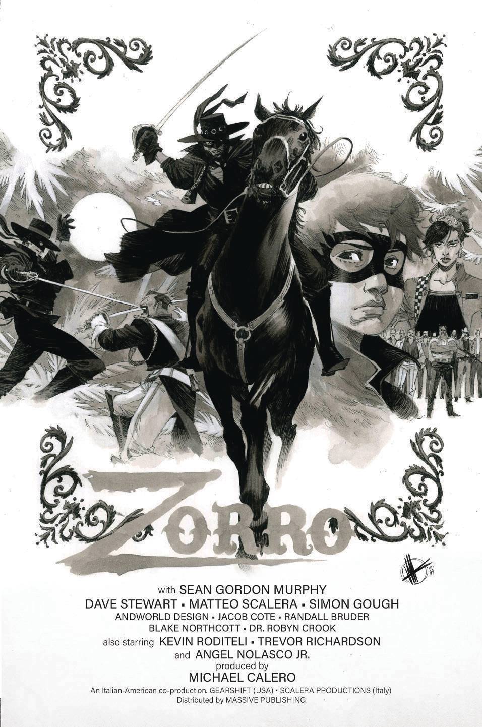 ZORRO MAN OF THE DEAD #1 (OF 4) CVR F 1:10 INCV SCALERAIMAGE COVER