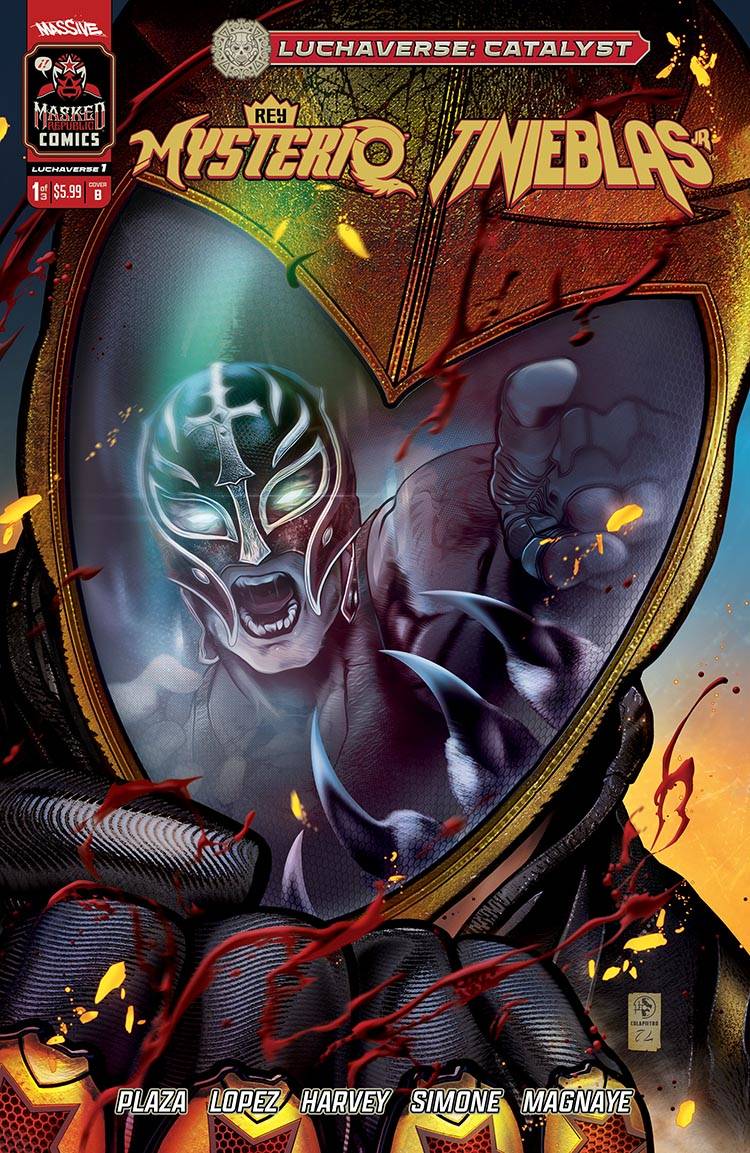 Massive Comic Books LUCHAVERSE CATALYST #1 CVR B COLAPIETRO CONNECTING (MR) 72355236083400121 STL323423