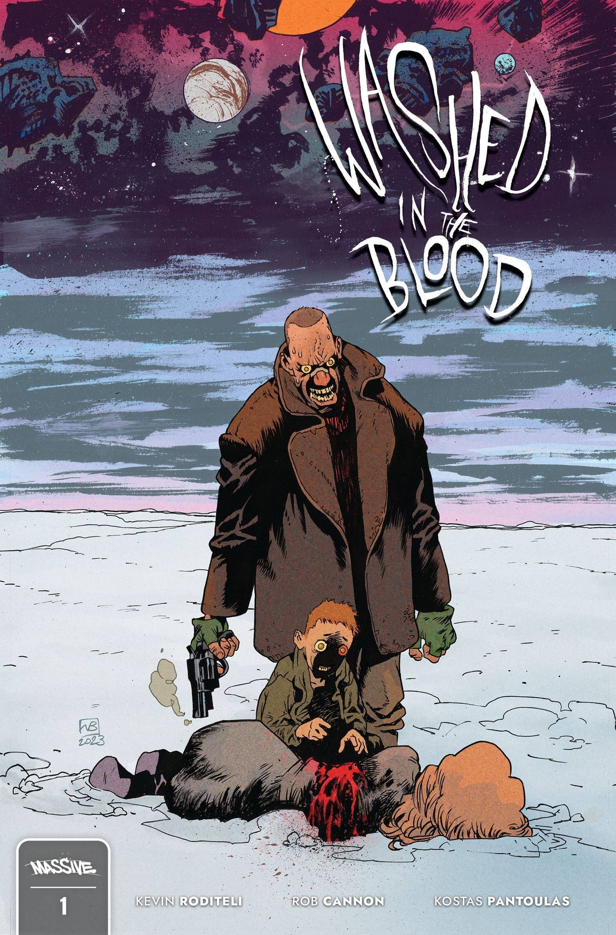 Massive Comic Books WASHED IN BLOOD #1 (OF 3) CVR D LEGOSTAEV (MR) 72355236076600141 OCT231101