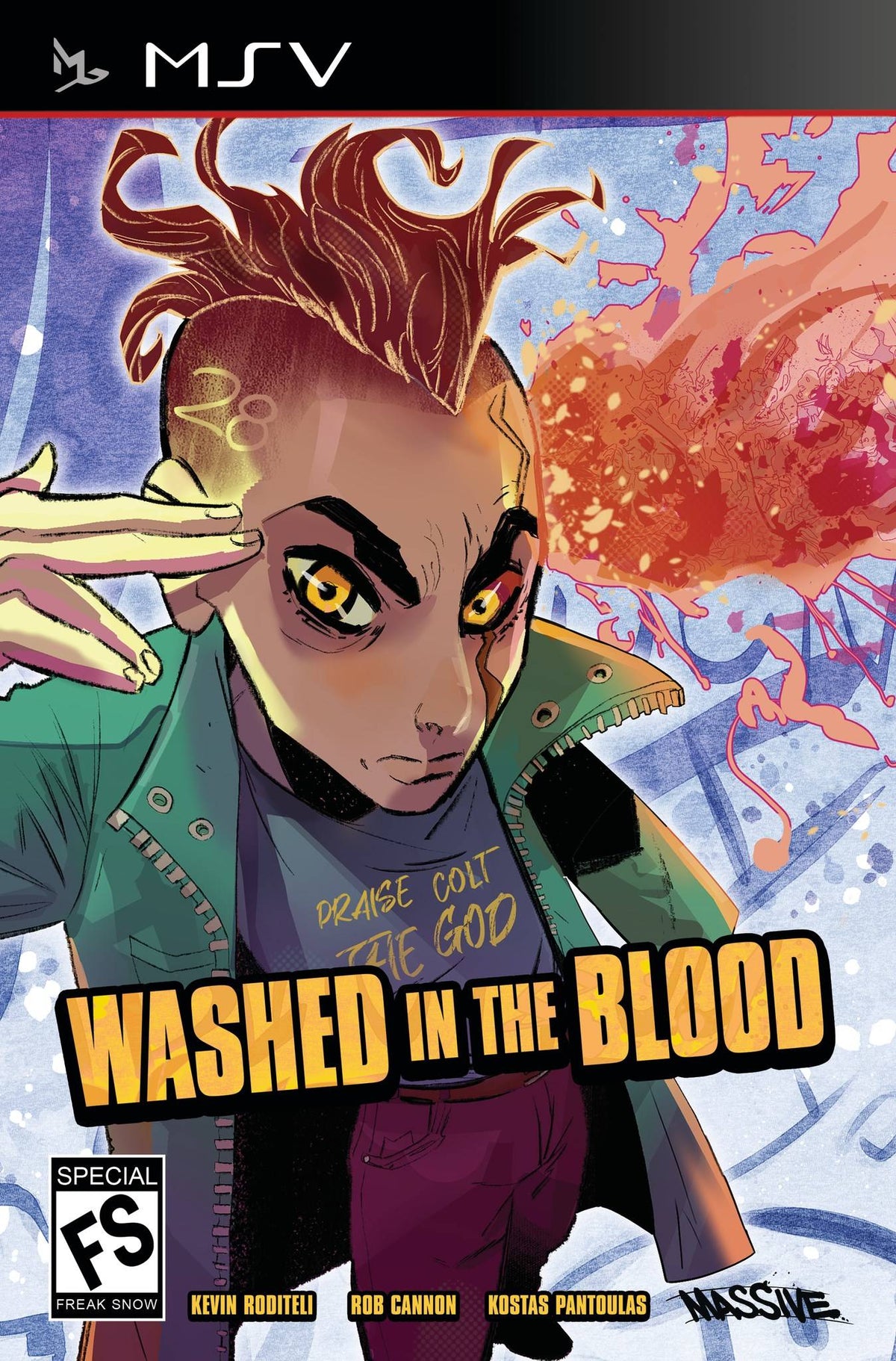 Massive Comic Books WASHED IN BLOOD #1 (OF 3) CVR F IZZO VIDEO GAME HOMAGE (MR) 72355236076600161 OCT231103