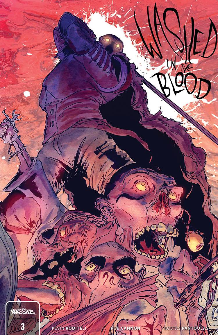 WASHED IN THE BLOOD #3 (OF 3) CVR B CANNON CONNECTING (MR) Comic Cover Image