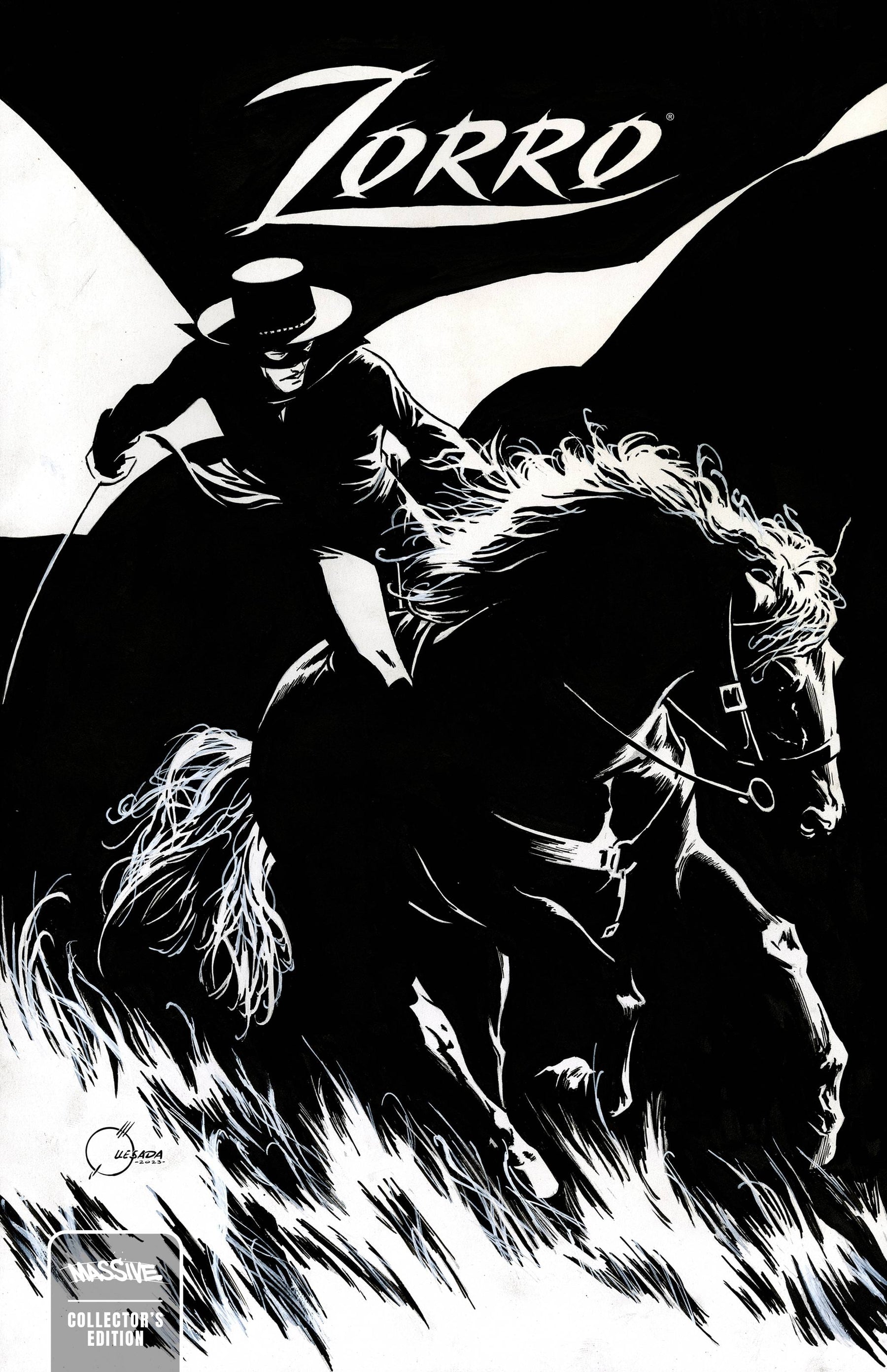 ZORRO MAN OF THE DEAD #1 (OF 4) CVR E JOE QUESADA (MR)