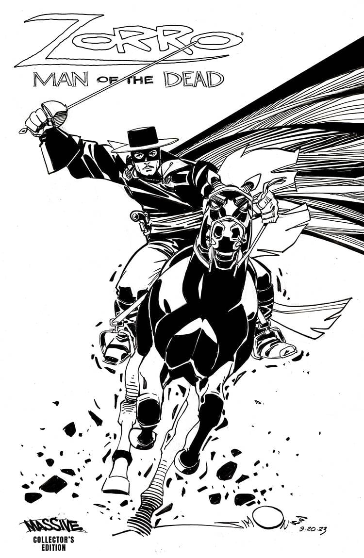 Zorro Man Of The Dead #2 (Of 4) Cvr F Simonson Backer Unlock