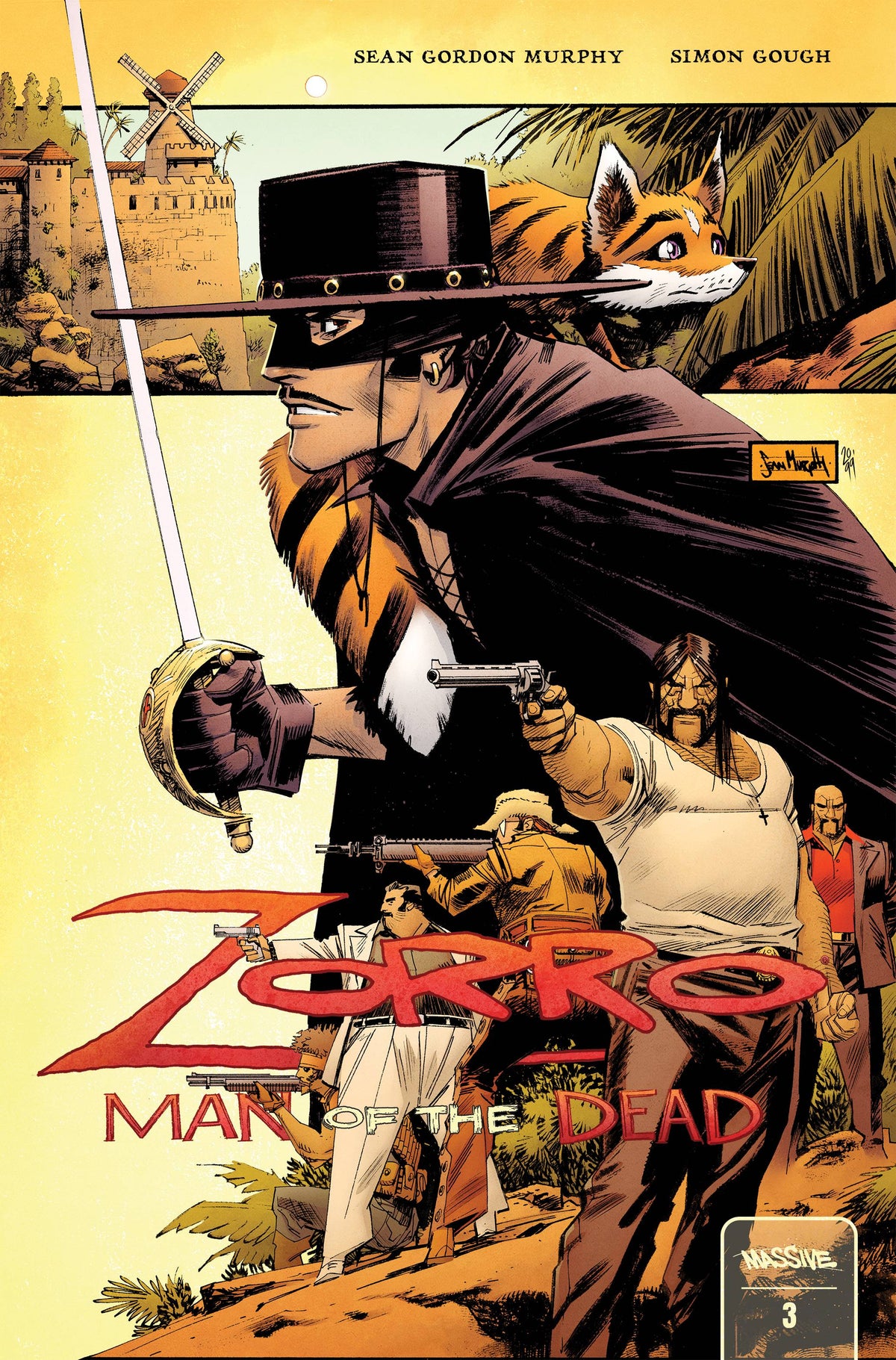 MASSIVE Comic Books ZORRO MAN OF THE DEAD #3 (OF 4) CVR A MURPHY (MR) 72355236078000311 JAN241092