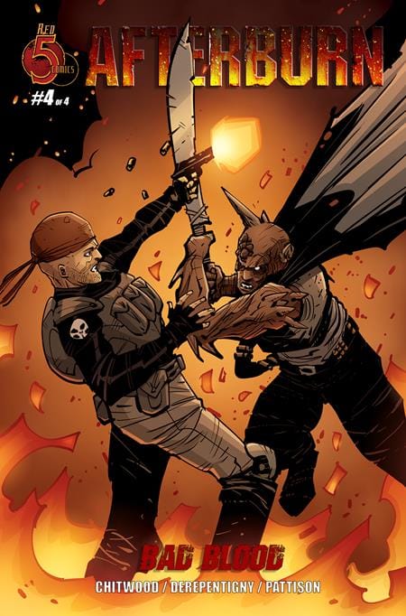 Massive Publishing Comic Books AFTERBURN BAD BLOOD #4 (OF 4) 81131601125900411 0126MP0844