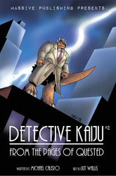 Massive Publishing Comic Books DETECTIVE KAIJU #2 (OF 4) CVR C MICHAEL CALERO NOIR HOMAGE VAR 72355236093300231 0425MP572