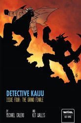 Massive Publishing Comic Books DETECTIVE KAIJU #4 (OF 4) CVR B MICHAEL CALERO NOIR HOMAGE 72355236093300421 0725MP618