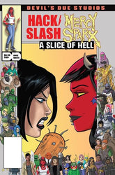 Massive Publishing Comic Books DEVILS DUE PRESENTS HACK SLASH MERCY SPARX #1 (ONE-SHOT) CVR B TIM SEELEY JOSH BLAYLOCK HOMAGE VAR (MR) (Release Date: 08/05/2026) 68267062724600121 0626MP0938