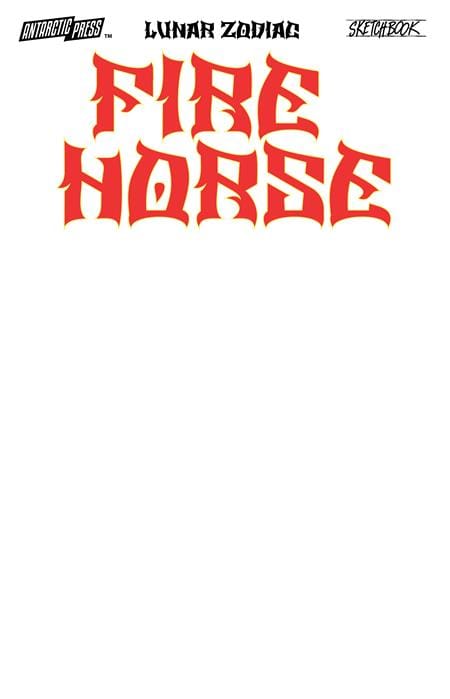 Massive Publishing Comic Books FIRE HORSE SKETCHBOOK 61072106036000111 1225MP0854