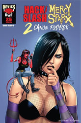 Massive Publishing Comic Books HACK SLASH MERCY SPARX CANON FODDER #1 (ONE SHOT) CVR C MATT MERHOFF VAR (MR) (Release Date: 12/09/2026) 68267062766600131 1026MP0998