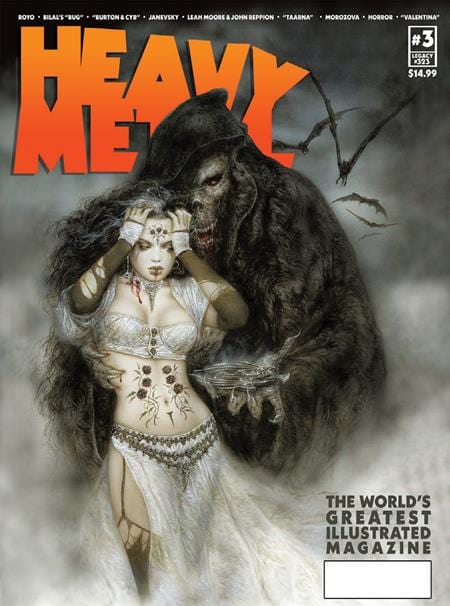 Massive Publishing Comic Books HEAVY METAL MAGAZINE #3 CVR A LUIS ROYO (MR) 85007130300100311 0825MP0906