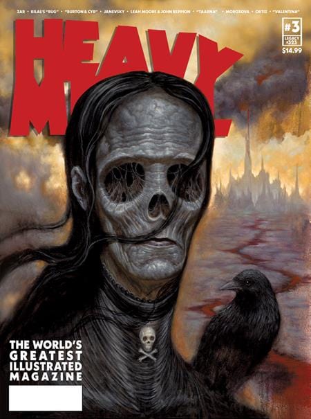 Massive Publishing Comic Books HEAVY METAL MAGAZINE #3 CVR B CHET ZAR VAR (MR) 85007130300100321 0825MP0907