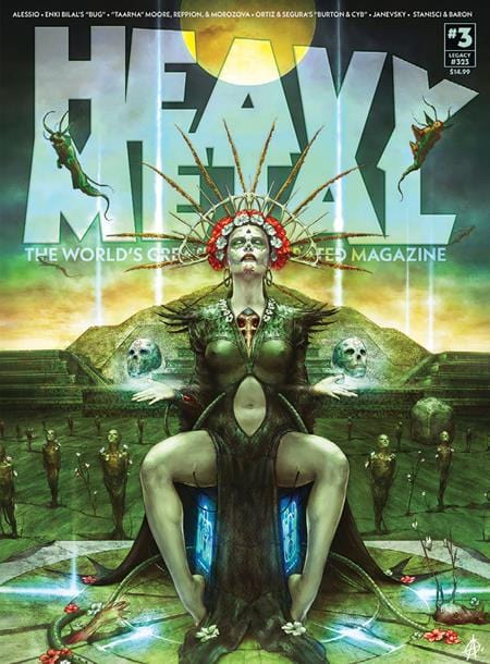 Massive Publishing Comic Books HEAVY METAL MAGAZINE #3 CVR C AUGUSTIN ALLESSIO VAR (MR) 85007130300100331 0825MP0908