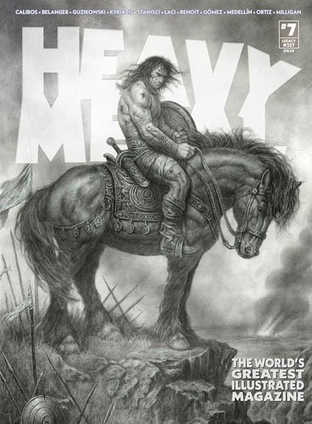 Massive Publishing Comic Books HEAVY METAL MAGAZINE #7 CVR B CALIBOS VAR (Release Date: 09/30/2026) 85007130300100721 0726MP1063