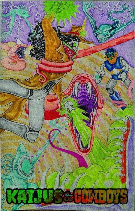 Massive Publishing Comic Books KAIJUS AND COWBOYS #3 (OF 12) CVR C HEATHER EWERS TAPESTRY VAR (Release Date: 12/09/2026) 05149753144700331 1026MP1009