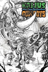 Massive Publishing Comic Books KAIJUS & COWBOYS #1 (OF 12) CVR C GAZ GRETSKY GAZBOT VAR 05149753144700131 0526MP1017