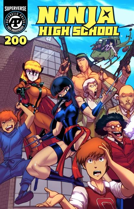 Massive Publishing Comic Books NINJA HIGH SCHOOL #200 CVR B FRED PERRY VAR 61072114001720021 1125MP0800