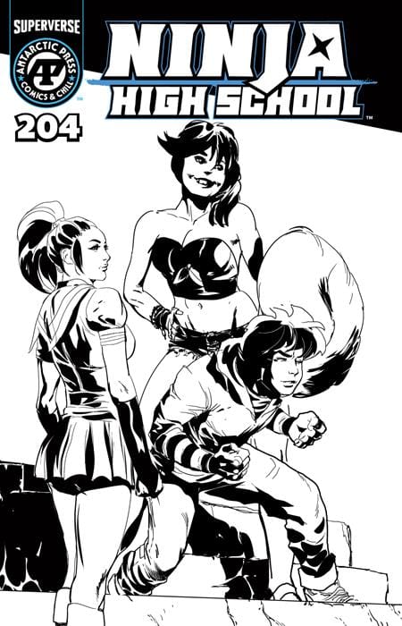 Massive Publishing Comic Books NINJA HIGH SCHOOL #204 CVR B BRIAN DENHAM HOMAGE VAR (Release Date: 12/23/2026) 61072114001720421 1026MP1019