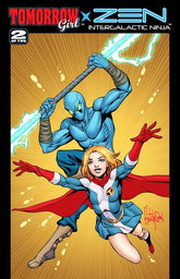 Massive Publishing Comic Books TOMORROW GIRL X ZEN INTERGALACTIC NINJA #2 (OF 2) CVR A DAVID HUTCHISON (Release Date: 01/06/2027) 61072120060500211 1126MP0986