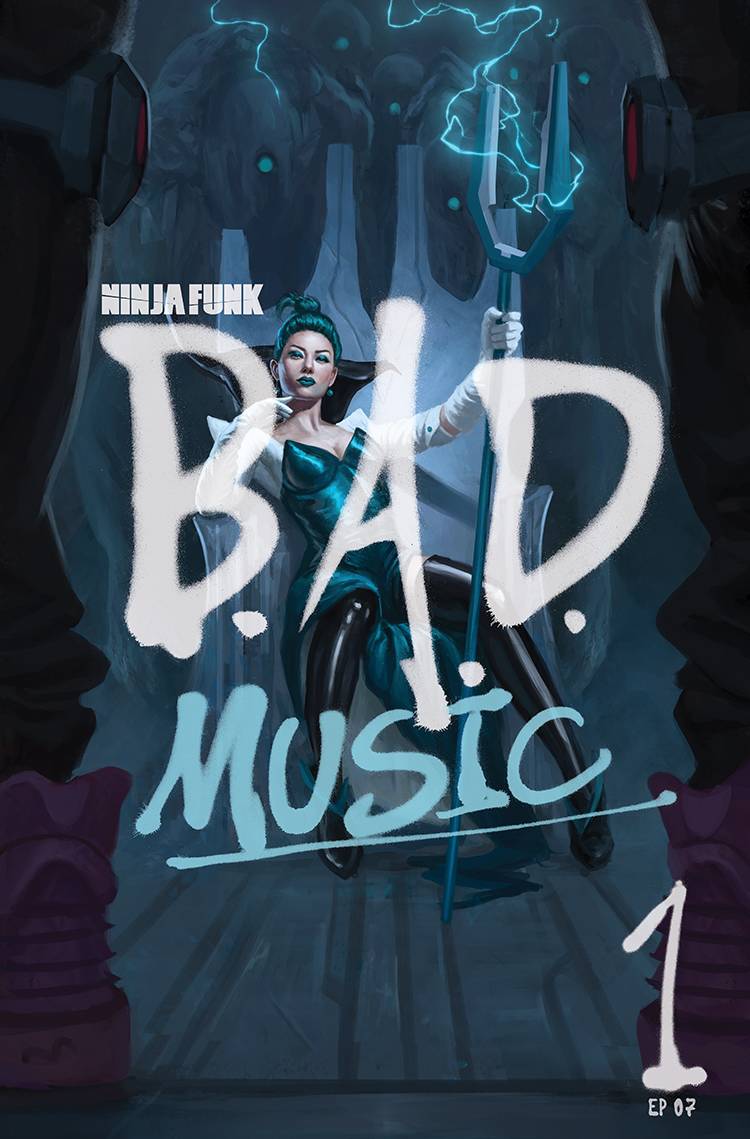 MASSIVE - WHATNOT Comic Books > Incentives NINJA FUNK BAD MUSIC #1 (OF 4) CVR E 1:25 INCV BARTLING ( 7235523608100151 JAN241083