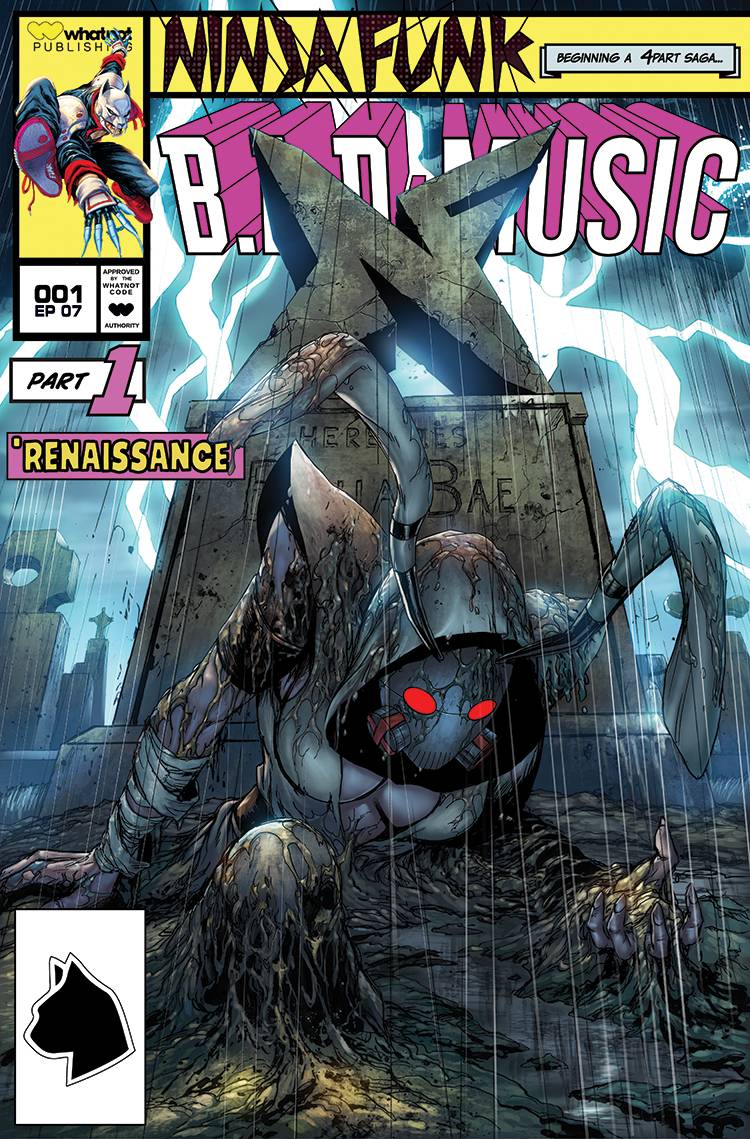 MASSIVE - WHATNOT Comic Books NINJA FUNK BAD MUSIC #1 (OF 4) CVR C KIRKHAM (MR) 7235523608100131 JAN241081