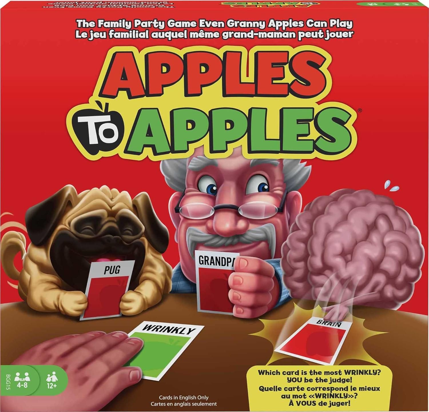 Mattel Board Games > Large Box Games Apples to Apples 746775321543 MTTBGG15