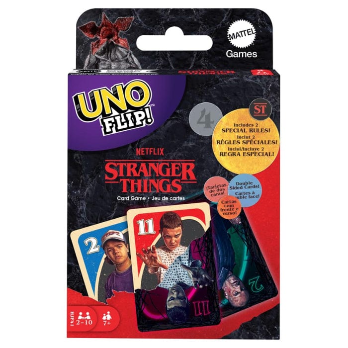 Mattel Tabletop Games > Small Box Games UNO: Flip! - Stranger Things 194735092253 MTTHJP41