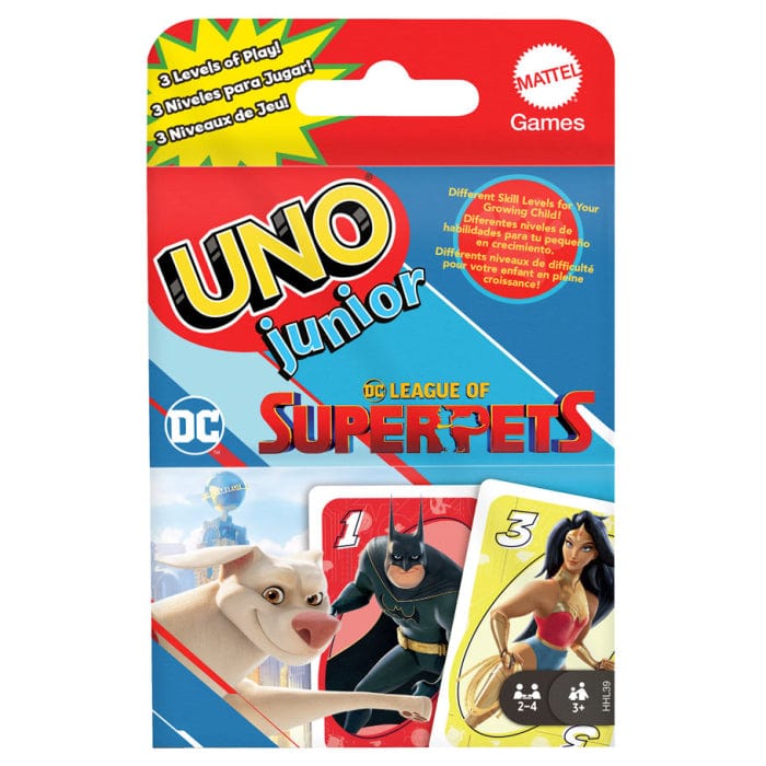 Mattel Board Games > Small Box Games UNO Junior: DC - League of Superpets 194735070695 MTTHHL39