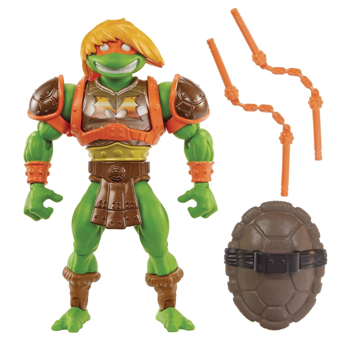 Mattel Toys > Action Figures > Animation MATTEL TOYS: MOTU TURTLES OF GRAYSKULL - CORE MICHAELANGELO ACTION FIGURE 194735190027 STL308253