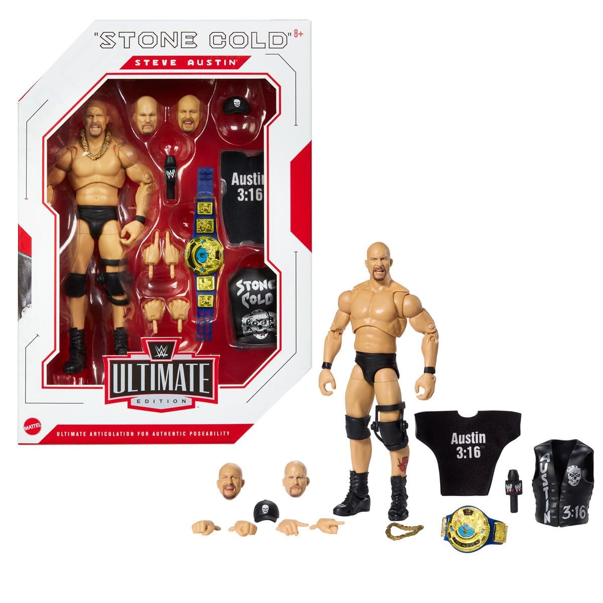 Mattel: WWE Ultimate Edition - Steve Austin, Stone Cold (Best of Wave 2)