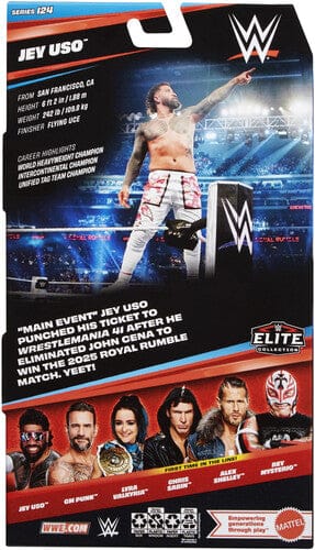 Mattel Toys > Action Figures > WWE Elite Collection Mattel: WWE Elite Collection - Jey Uso 194735336234 MTLBJHT68