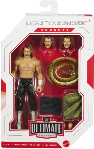 Mattel Toys > Action Figures > WWE Ultimate Edition Mattel: WWE Ultimate Edition - Jake "The Snake" Roberts 194735335374 MTLBJHW04