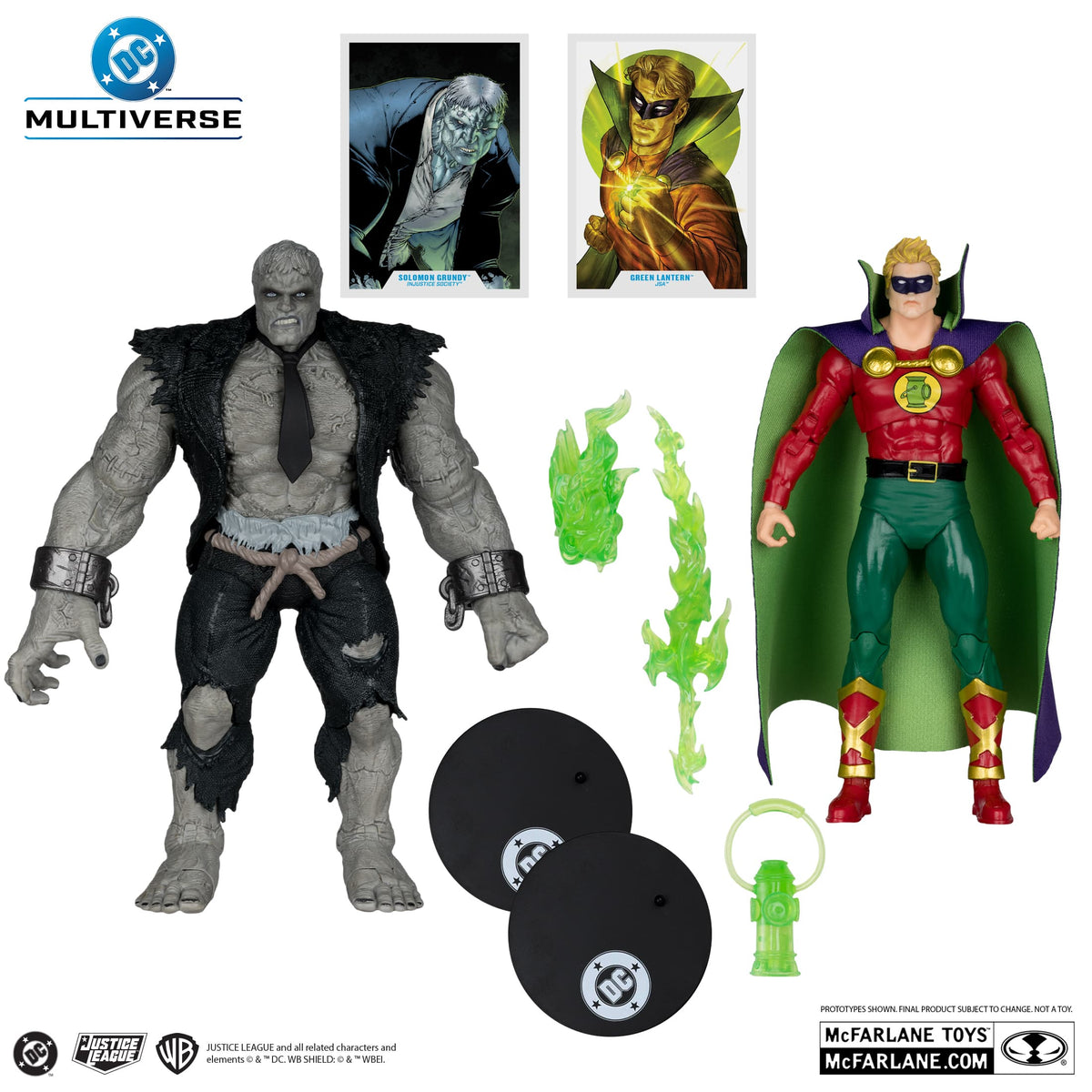 McFarlane Toys Toys > Action Figures > DC Multiverse DC Multiverse - Solomon Grundy vs Green Lantern (JSA) 7" Action Figure and Mega Figure 2 Pack 787926177527 MCFT77527
