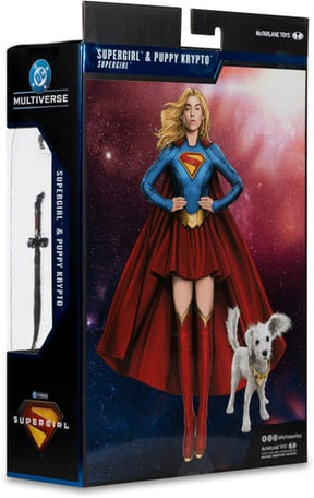 McFarlane Toys Toys > Action Figures > DC Multiverse McFarlane: DC Multiverse - Supergirl & Puppy Krypto (Supergirl Movie) 787926178326 MCFT78326