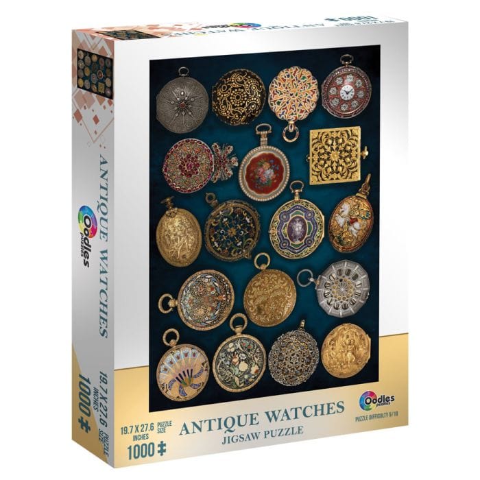 Mchezo Puzzles > Jigsaw Puzzles Puzzle: Antique Watches 1000 Piece 651174940083