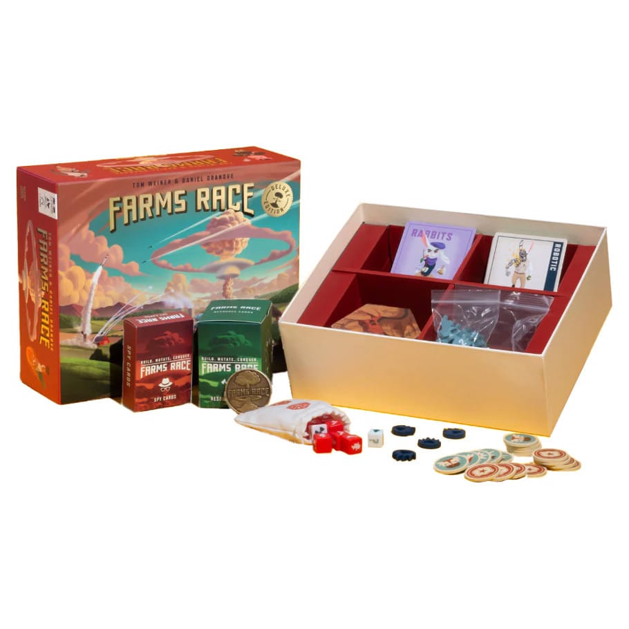 MEDIUM BROW GAMES Board Games Farms Race: Deluxe Edition 198168937709 MBRFRD001