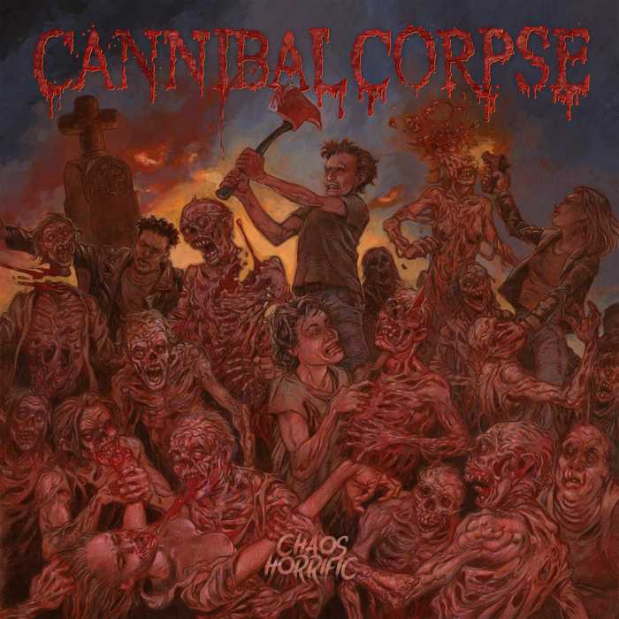 Cannibal Corpse Music > Vinyl Records Cannible Corpse - Chaos Horrific (Fog Marble Vinyl) 039842521664 MTB252166.1