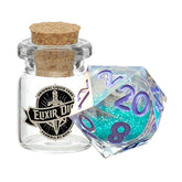 Metallic Dice Games Dice > Metallic Dice Games Elixir Dice: Individual D20 Elixir Liquid Core Dice - Disco Vibes 687700232346 MET 96120
